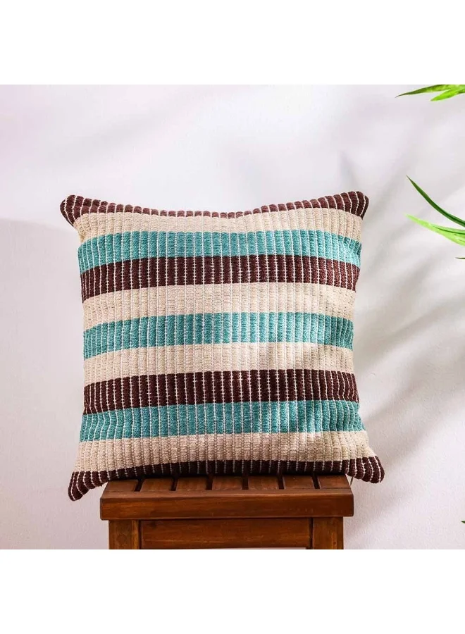 DANUBE HOME Outdoor Woven Cushion | Patio Throw Pillow Winter Garden Farmhouse Decor Outdoor Furniture | Decorative Pillows For Outdoor Seating Chair Sofa Swings 45X45cm-Multi Color 231202708922