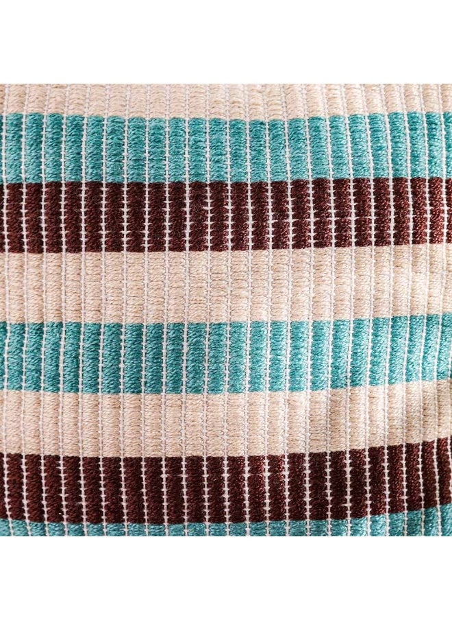 DANUBE HOME Outdoor Woven Cushion | Patio Throw Pillow Winter Garden Farmhouse Decor Outdoor Furniture | Decorative Pillows For Outdoor Seating Chair Sofa Swings 45X45cm-Multi Color 231202708922  - Image 3