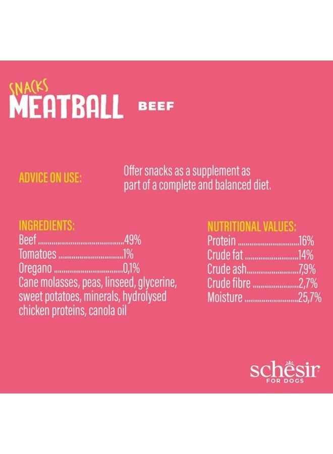 Schesir شيسير للكلاب كرات اللحم مخبوزة بلطف 225 جرام - Image 4