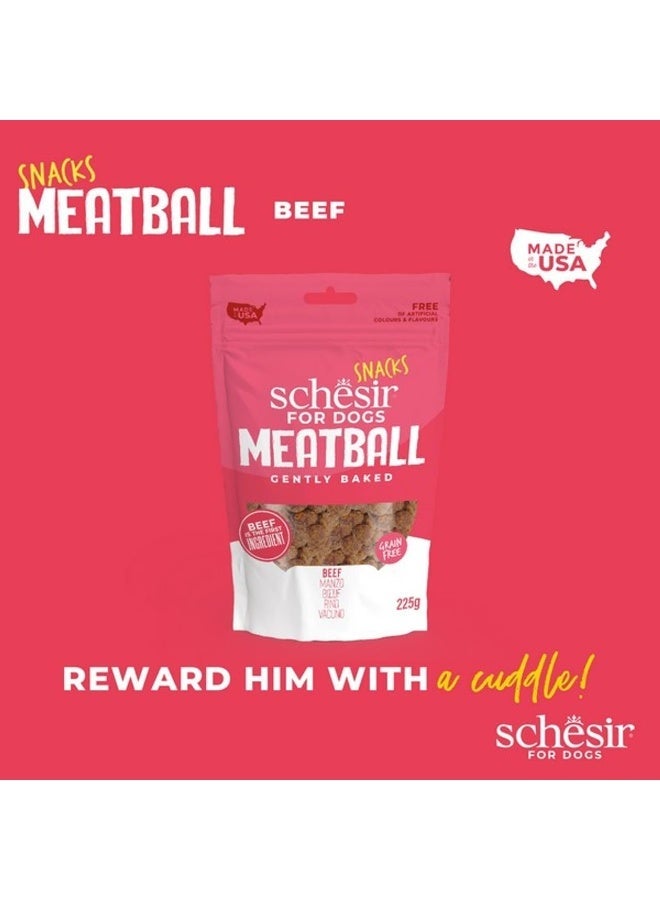 Schesir شيسير للكلاب كرات اللحم مخبوزة بلطف 225 جرام - Image 2