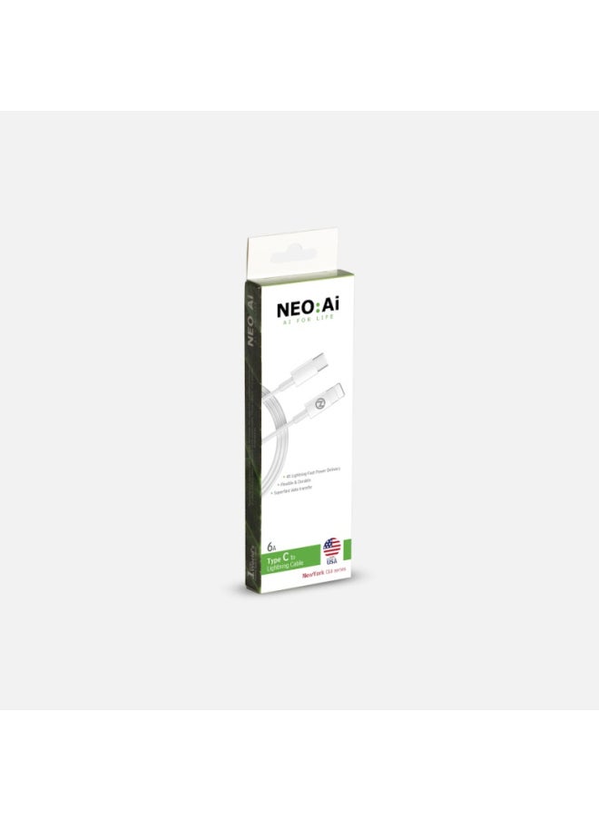 NEO:Ai NEO AI Powerful Cable 6A - White - VEN2003 
