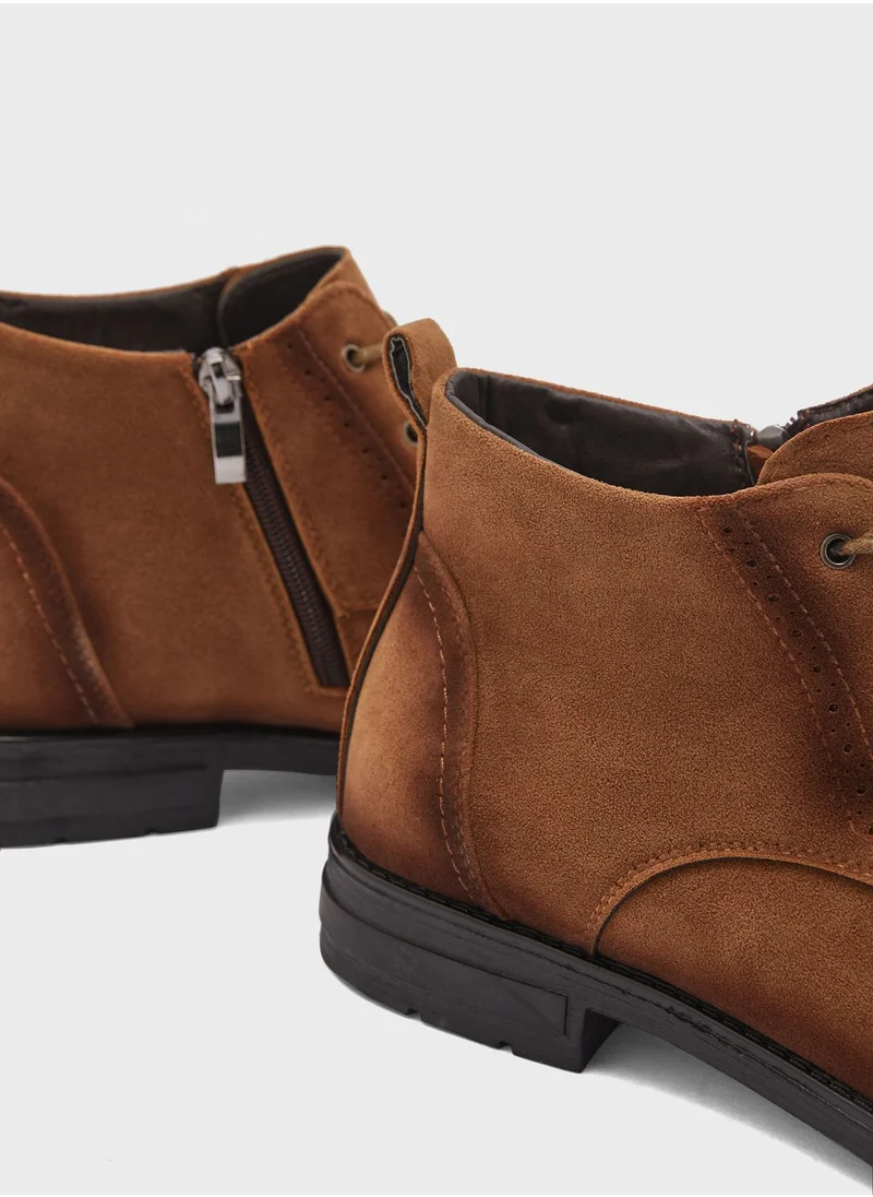 Robert Wood Casual Welted Chukka Boots