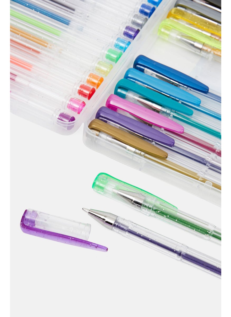 VOTUM 30 Piece Of Artist Gel Pen With A Reusable Case, Pink Combo  - Image 5