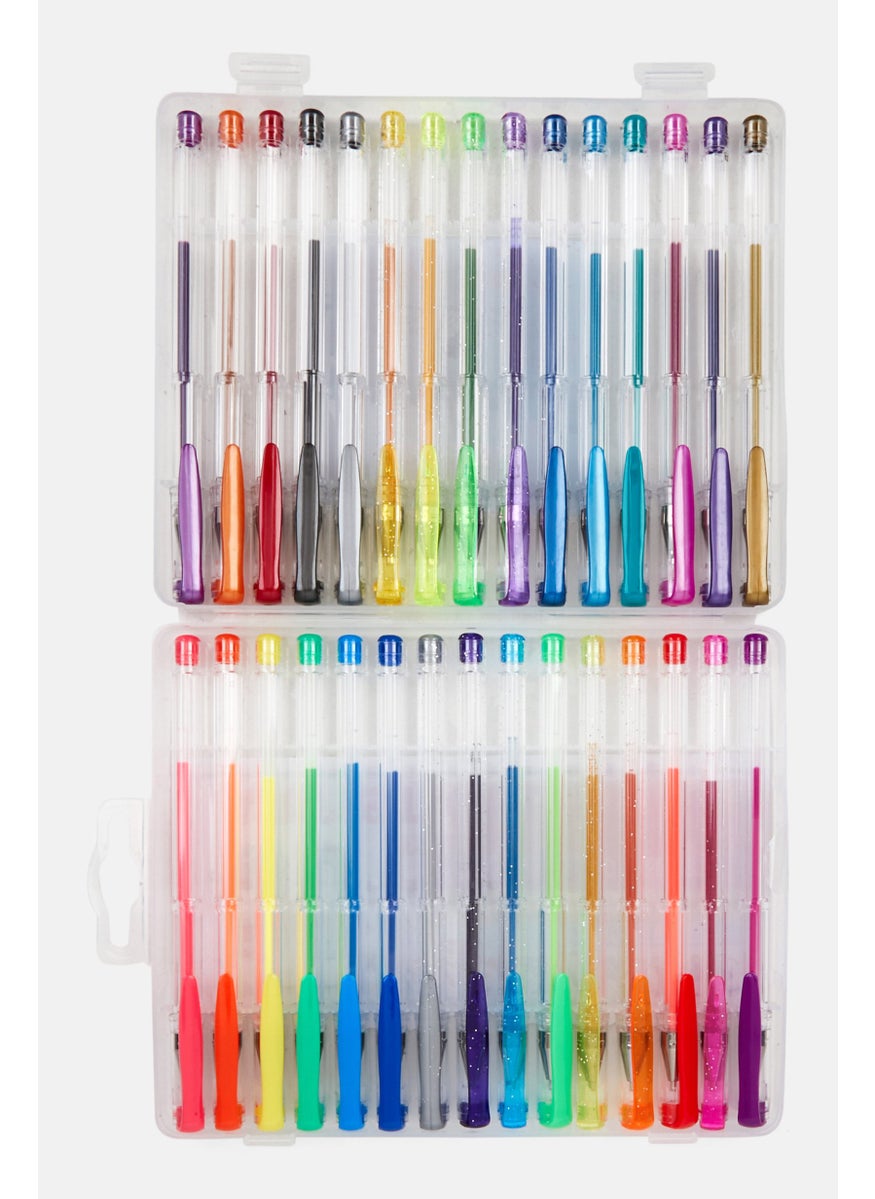 VOTUM 30 Piece Of Artist Gel Pen With A Reusable Case, Pink Combo  - Image 3