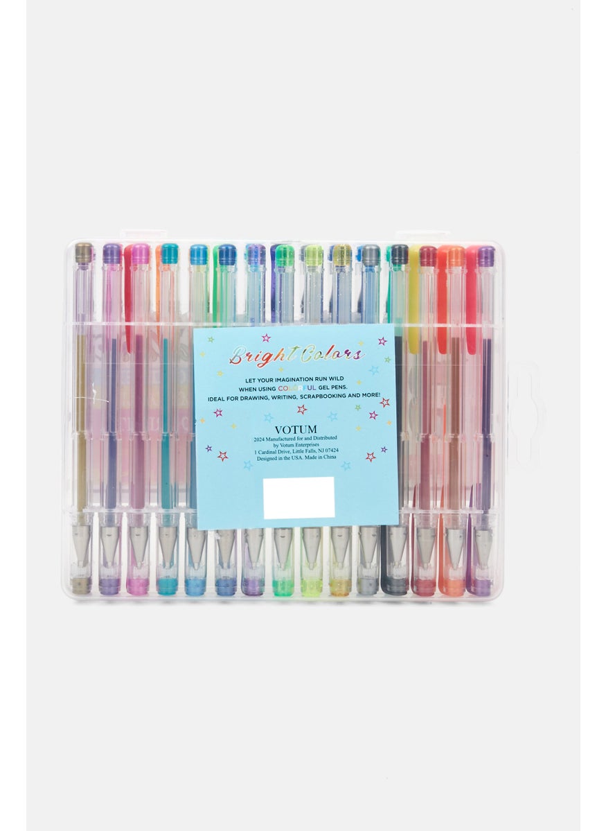 VOTUM 30 Piece Of Artist Gel Pen With A Reusable Case, Pink Combo  - Image 2