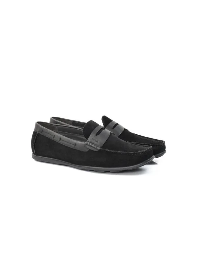 ATTILIO Harper Men's Penny Loafers Suede Leather Fashion Men Slip on Casual Moccasin for Unisex Adults and Teens