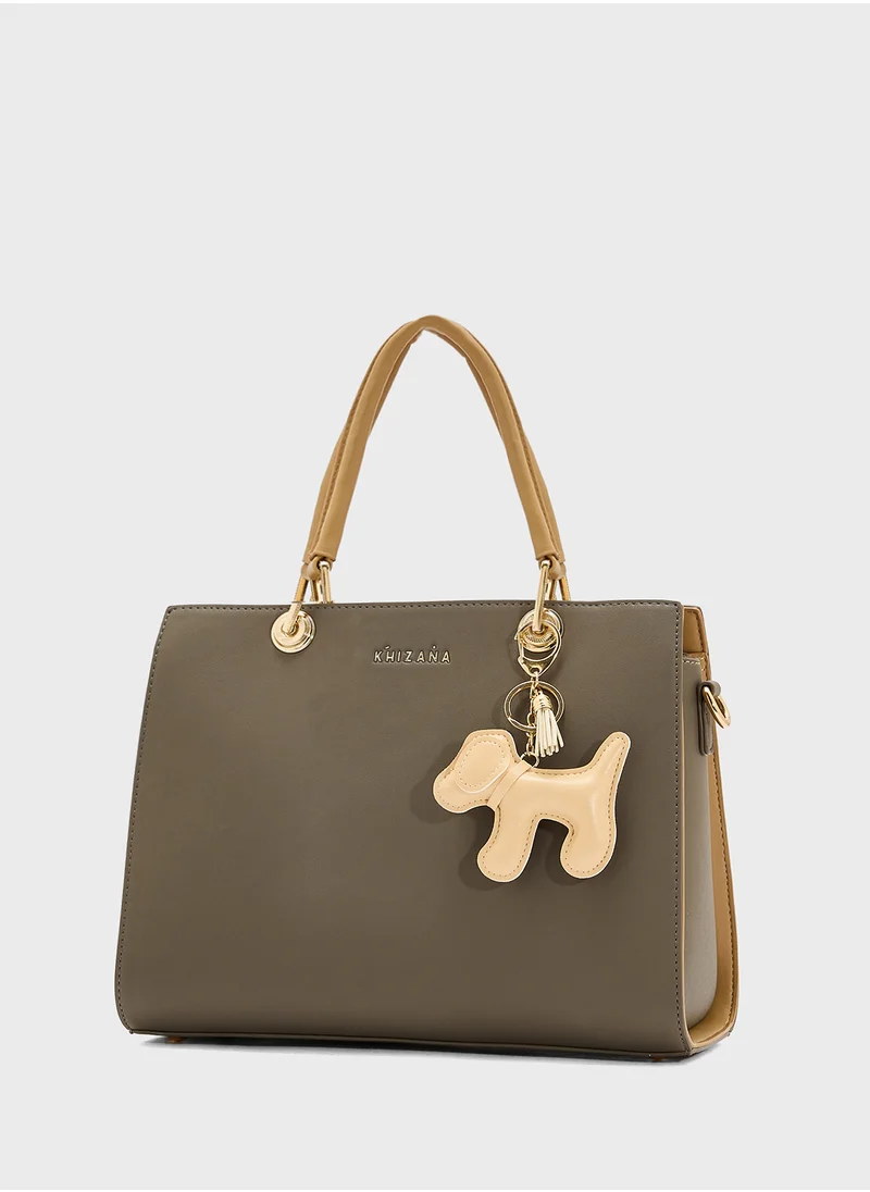 جينجر Puffy Pup Bag Charm