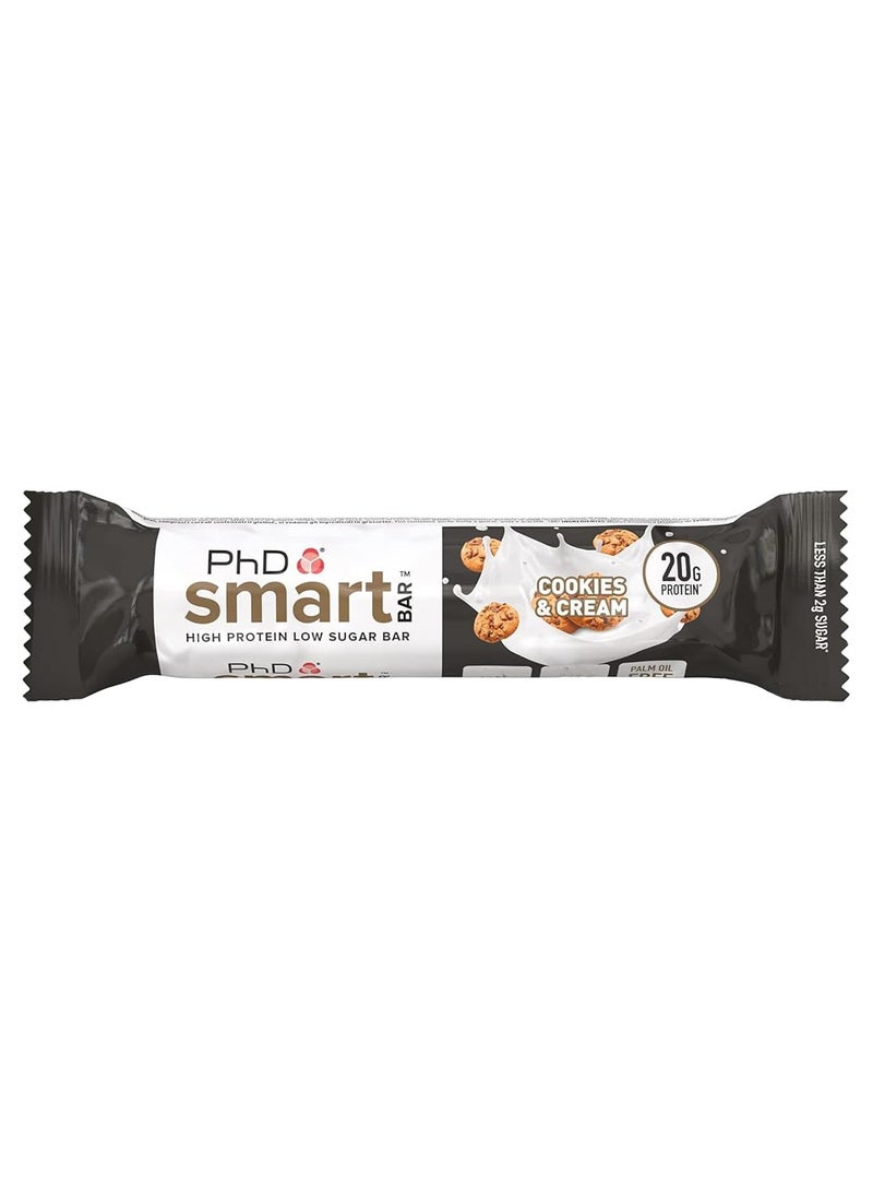PhD Smart Bar High Protein - Cookies & Cream - (12 pieces)  - Image 3