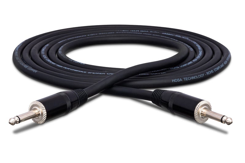 Hosa SKJ-410 Pro Speaker Cable, REAN 1/4 Inch TS to Same, 10 Feet - Image 2