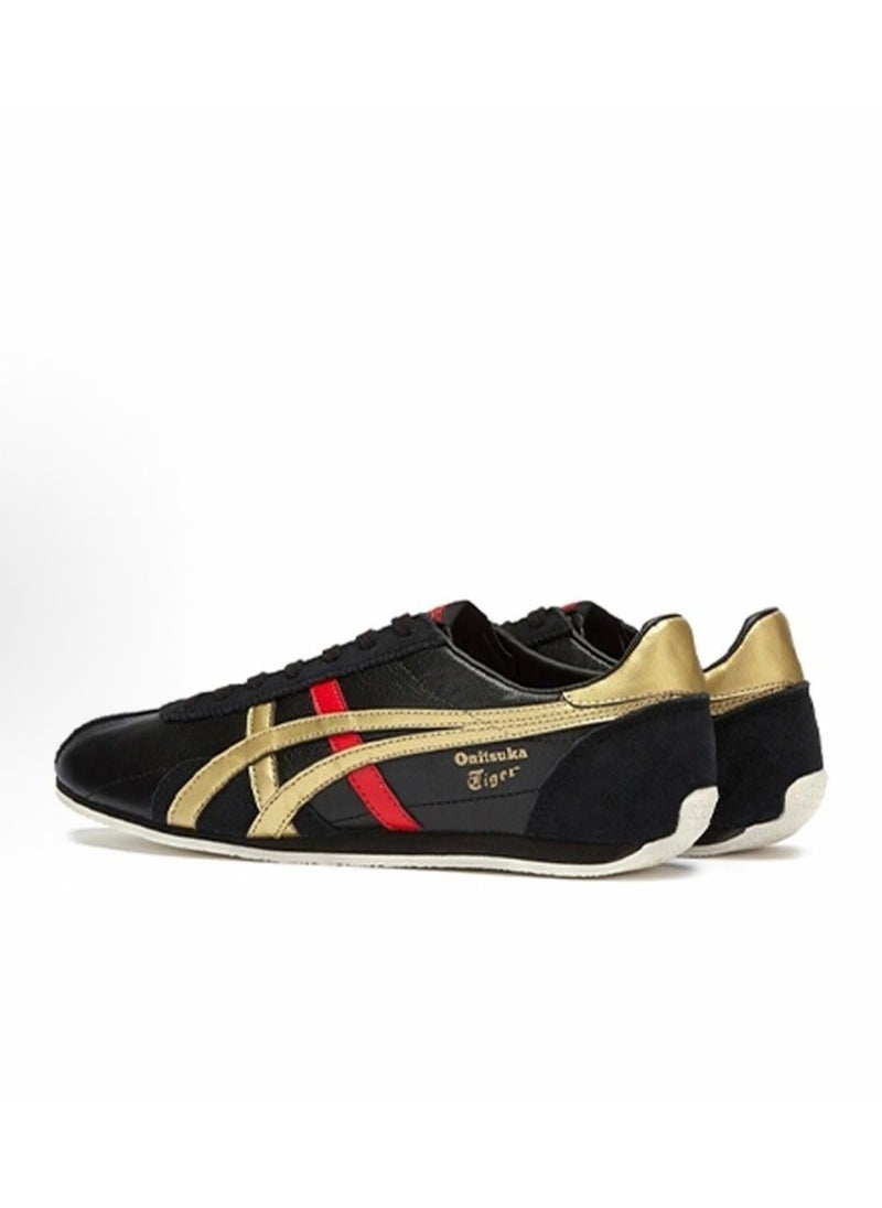 Onitsuka Tiger RUNSPARK Retro Sneakers Casual Shoes Black/Red/Gold  - Image 3