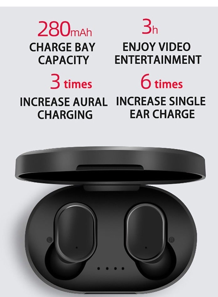 JBLTM Original A6S TWS earphones wireless earphones bluetooth earphones sports stereo Fone bluetooth earphones for iPhone, waterproof, noise reduction, breathing light, long battery life, call function, support music, other  - Image 2