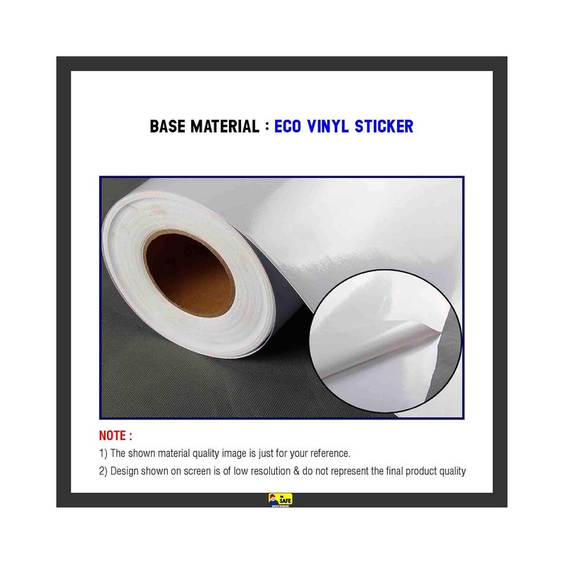 Mr. SAFE Mr Safe Keep your Toilet Neat Clean Poster in Hindi Hygiene Poster Safety Awareness Eco Vinyl Sticker A2 165 inch X 234 inch - Image 2
