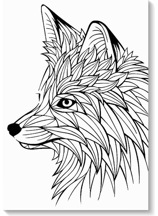 RYN Decorative Wall Art Painting White/Black 40 x 60cm - Image 1