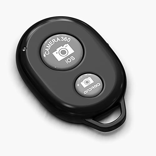 LS LAPSTER Quality Assured Lapster Camera Shutter Remote Control with Bluetooth for Hands-Free Photos and Videos -Compatibility with iOS and Android Devices-Black - Image 1