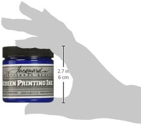 Jacquard Jacquard Professional Screen Print Ink WaterSoluable 4oz Jar Process Cyan 142  - Image 2