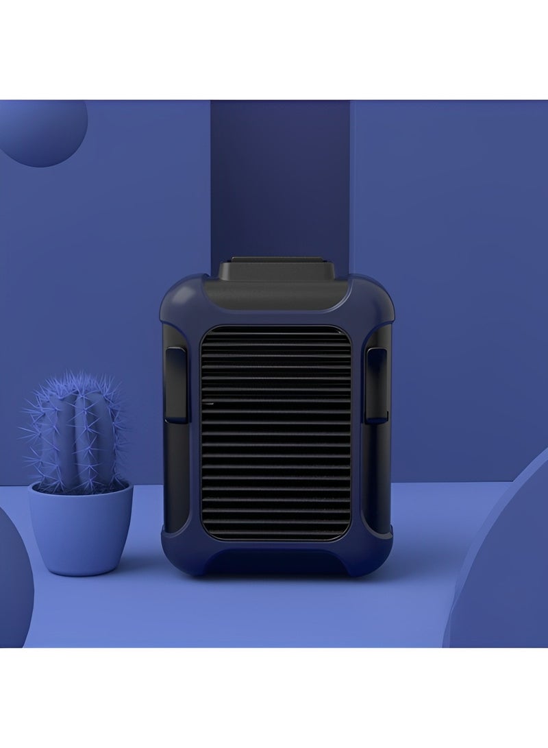 REOCLE Portable Waist Clip Fan 4000mAh Personal Rechargeable Neck Fan up to 16H with Strong Airflow & 3 Speed Hand Free Necklace Fan for Working Hiking Fishing - Image 2