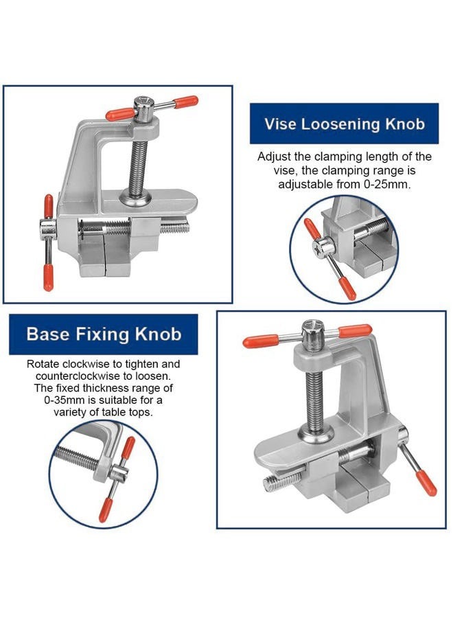 Tanjin Mini Table Clamp Small Bench Vice Jewelers Hobby Clamps Craft Repair Tool Portable Work Bench Vise - Image 5