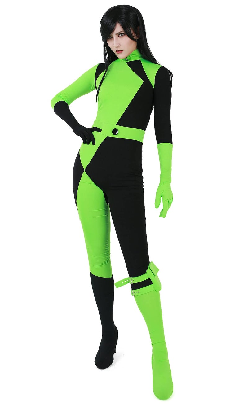 miccostumes Women's Miss Go Bodysuit Jumpsuit with Gloves and Leg Bag Cosplay Costume (Large) - Image 1