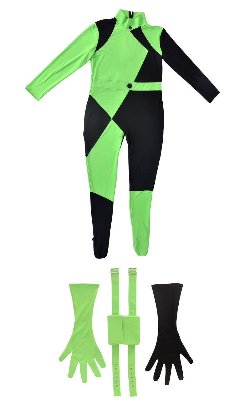 miccostumes Women's Miss Go Bodysuit Jumpsuit with Gloves and Leg Bag Cosplay Costume (Large) - Image 4