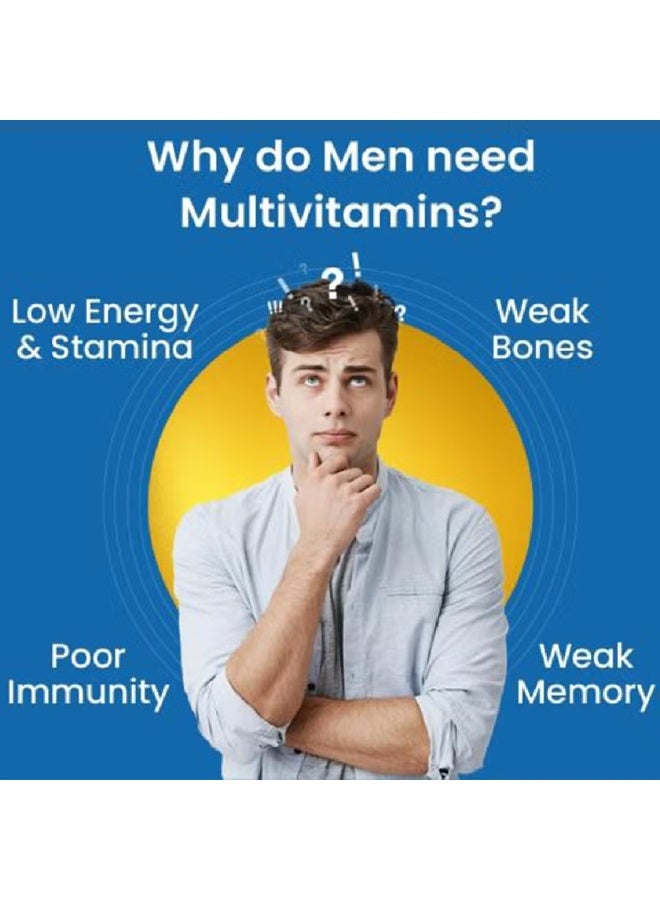 Natural Fervor Megaton Men Super Multivitamin Tablets, Pack of 60's - Image 4