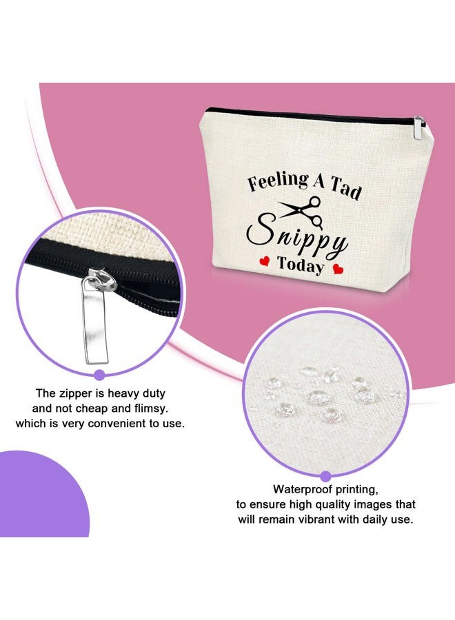 Sazuwu Hairdresser Gifts Travel Makeup Bags Cosmetic Organizer Bag for Salon & Beauty Professionals Hair Stylist Appreciation Gifts for Birthdays Christmas Graduation - Image 3