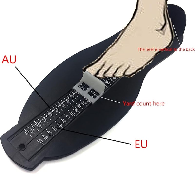Foot Measuring Device For Adults And Children Accurate Feet Size Gauge Ruler - Image 3