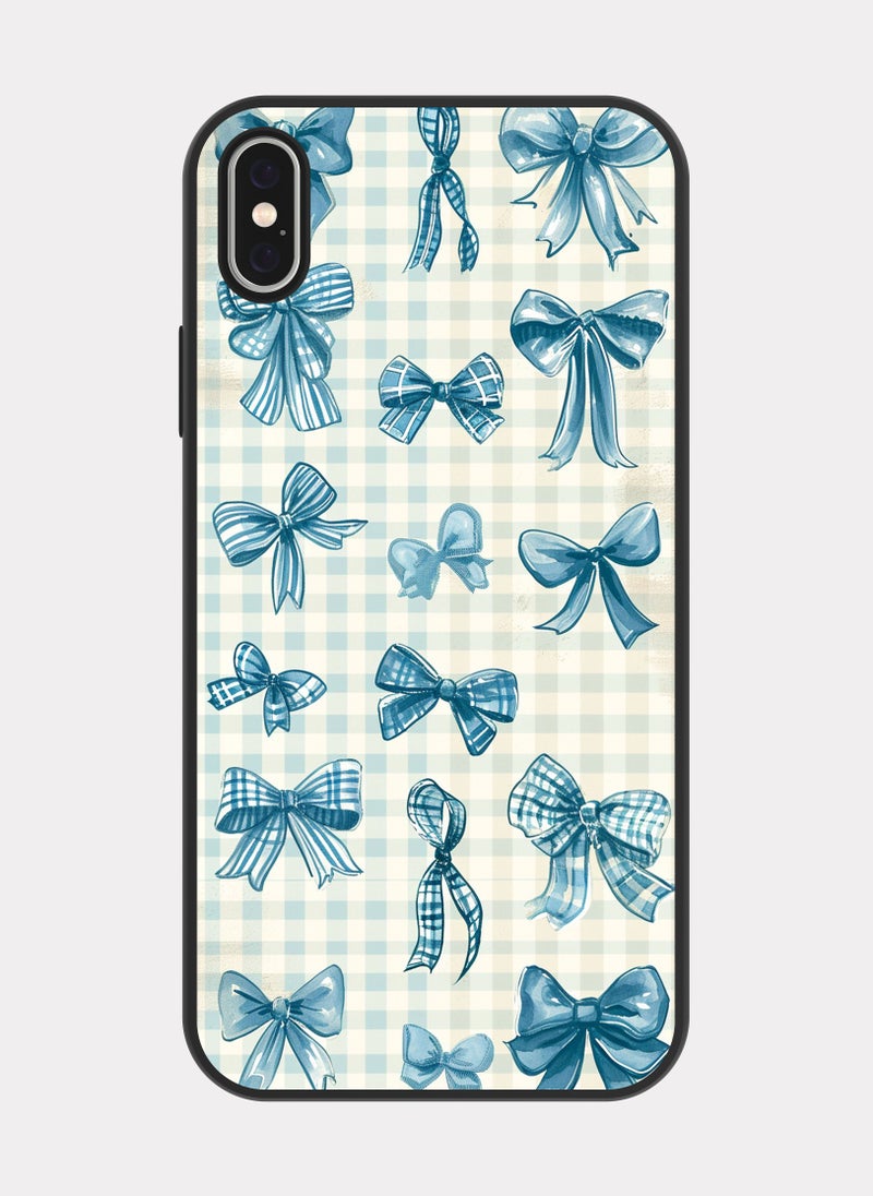 PXLAAT iPhone XS MAX case cover Bow Pattern - Image 1