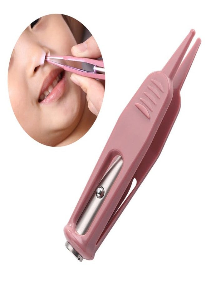OATIPHO 1 Pc Baby Nose Cleaning Clip - LED Light Infant Booger Remover Tweezers Safe Nasal Ear Navel Care Tool Portable Snot Picker for Toddlers Kids Home Travel Use 3.74 x 0.66 In - Image 5