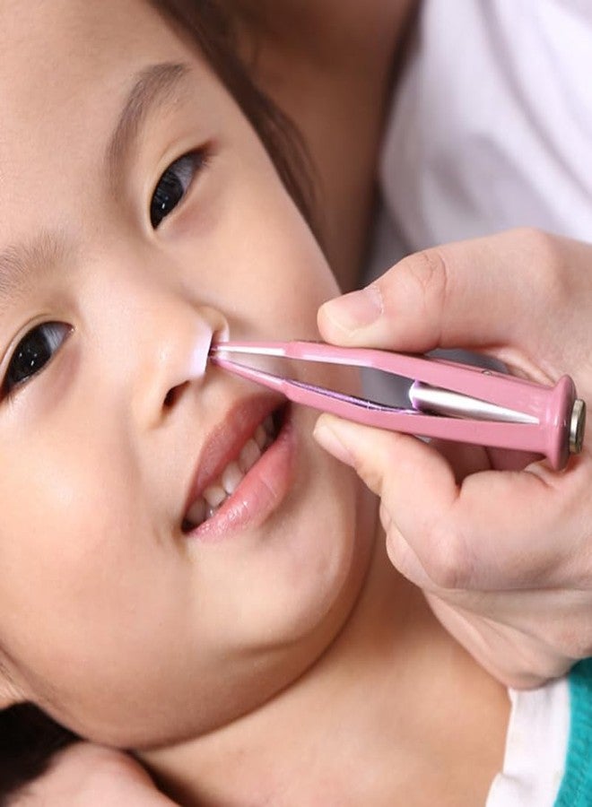 OATIPHO 1 Pc Baby Nose Cleaning Clip - LED Light Infant Booger Remover Tweezers Safe Nasal Ear Navel Care Tool Portable Snot Picker for Toddlers Kids Home Travel Use 3.74 x 0.66 In - Image 4