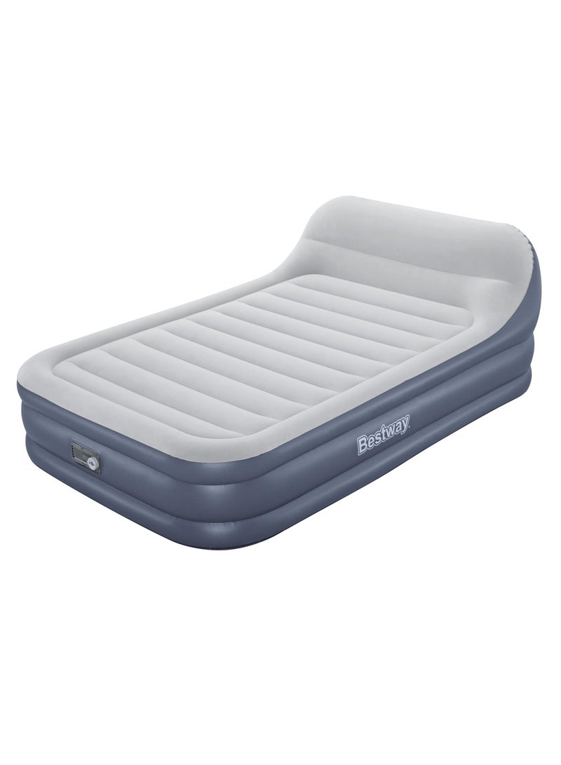 Bestway مرتبة هوائية كوين من بست واي بتقنية تريتيك مع مسند رأس بتصميم سليك فلو ومضخة هواء مدمجة 226x152x84 سم | مرتبة هوائية | مرتبة قابلة للنفخ | سرير هوائي للتخييم الداخلي والخارجي - Image 1