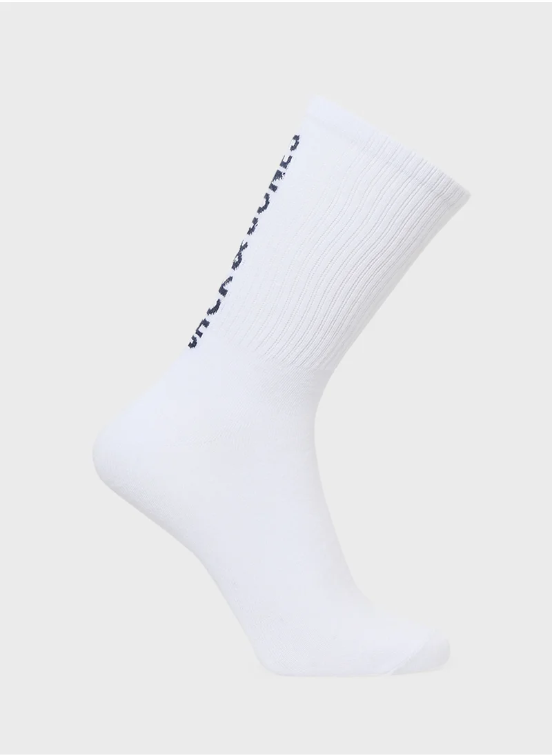 جاك وجونز جونيور Youth 5 Pack Logo  Sockes