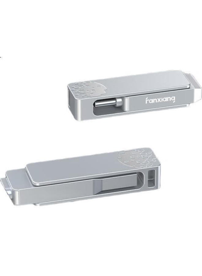 fanxiang Fanxiang 256Gb Usb3.2 Type-C Dual Interface Flash Drive F372, Read Speed 150Mb/S, Business Car-Mounted Large Capacity Universal Flash Drive For Phones And Computers - Image 3