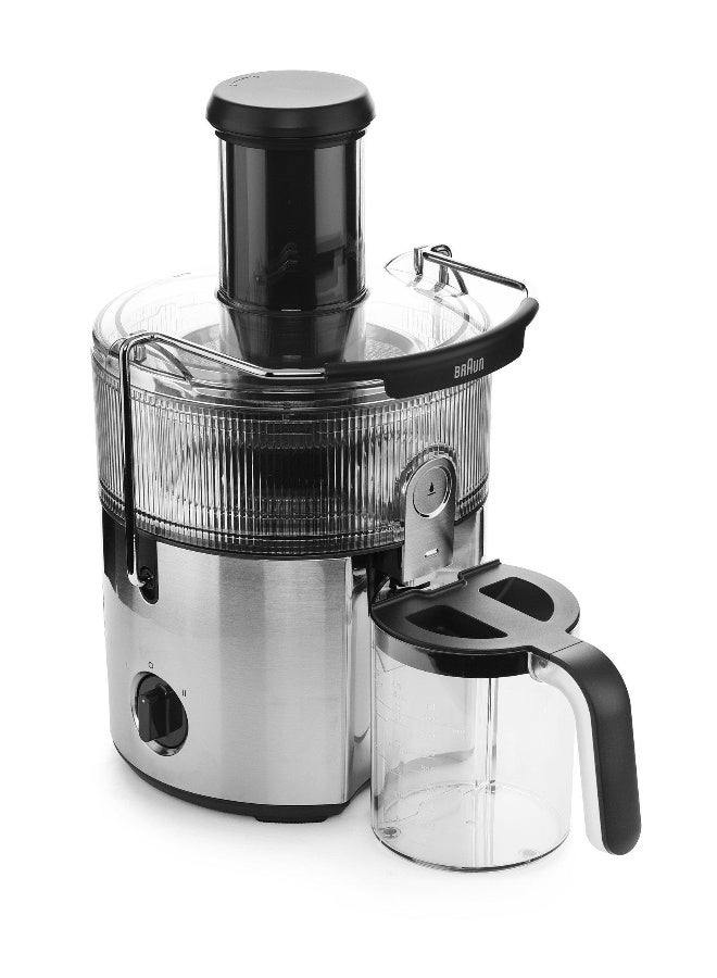 BRAUN Centrifugal Juicer, Multi Juice 7, ColdXtract Technology, 1000W, 75mm Feed Tube 1000 W SJ7000GY silver - Image 1