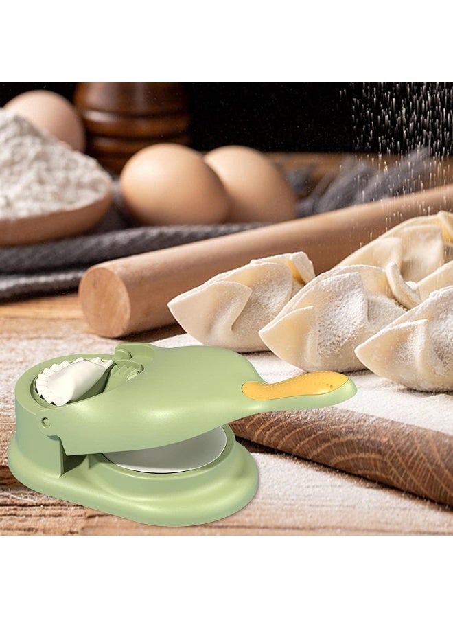 صانع الزلابية LEAMER 2 في 1، صانع قشرة الزلابية مع مجموعة قوالب ضغط الزلابية، صانع الزلابية اليدوي، أداة سهلة لملحقات مطبخ الزلابية، قوالب إمبانادا - Image 3