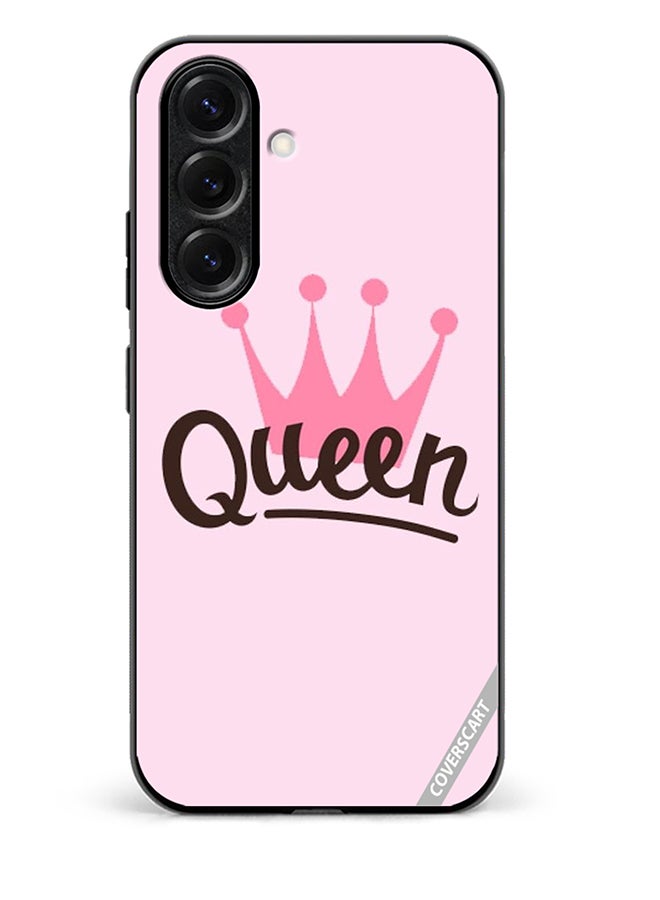 VR CREATIVE Protective Case Cover For Samsung Galaxy A56 Pink Queen Crown Design Multicolour