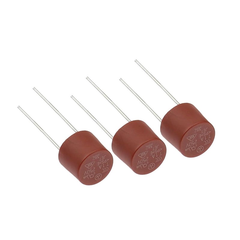 10 قطعة مجموعة متنوعة من فيوزات T1 25A بطيئة الانصهار 500 مللي أمبير 1A 2A 2.5A 3.15A 4A 5A 6.3A 8A 10A 250 فولت - Image 5