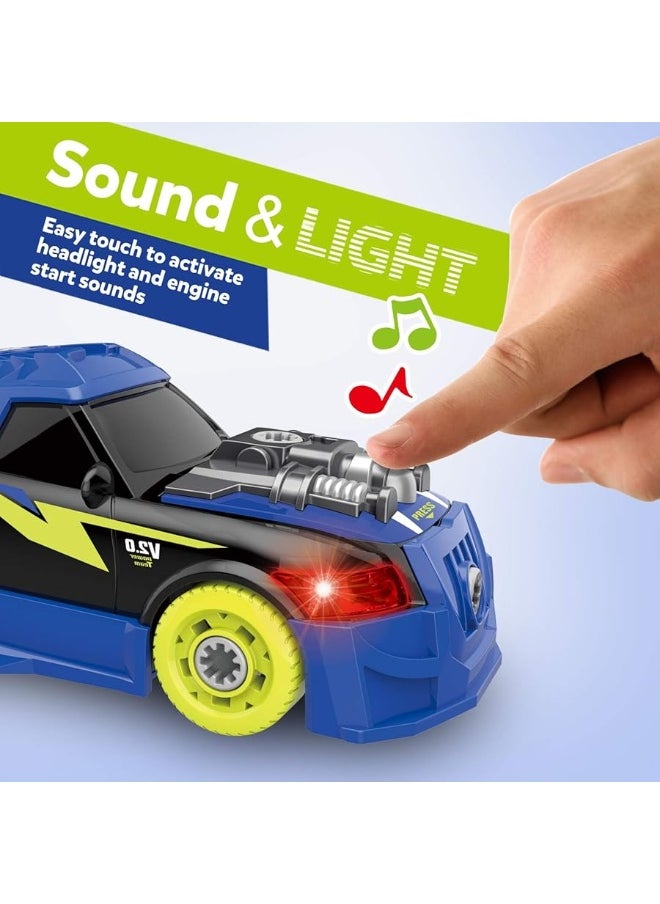 Coogam Coogam Take Apart Racing Car with Electric Screwdriver Tool, Fine Motor Skill Toy Car Construction Set STEM Building Learning Game with Light and Sound Gifts for 3 Year Old Boys and Girls  - Image 5