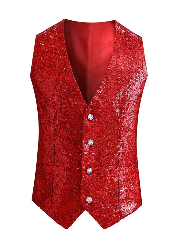 Shougu New Fashionable Casual Men's Suit Vest  - Image 1