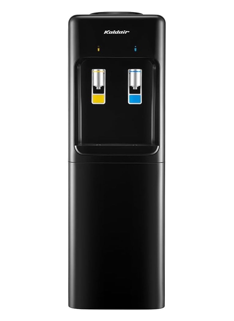 Koldair Koldair KWD CB-Black top-load freestanding water dispenser Two Taps Warm And Cold  - Image 1