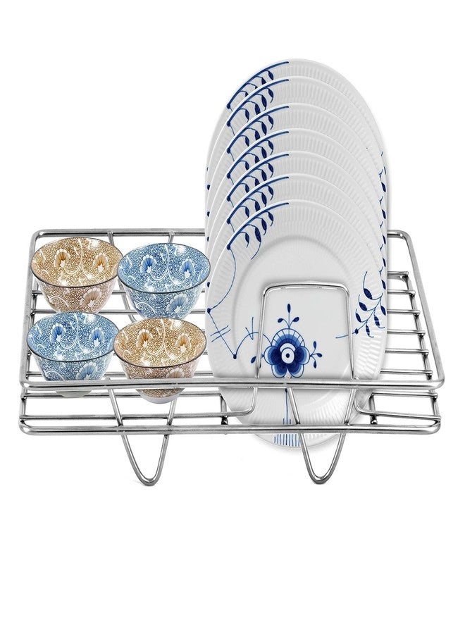 SEYROLIN Durable Stainless Steel Kitchen Storage Rack – Compact Multi-Use Dish and Plate Organizer with Anti-Scratch Protection (Cup Saucer Stand). - Image 5