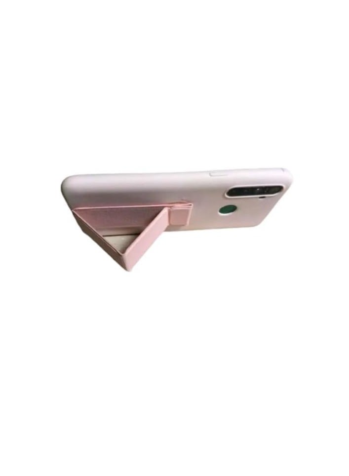 Magnetic Mobile Phone Holder Lazy Multi-functional Vertical And Horizontal Stand Foldable Back Stick Mobile Phone Stand (pink)  - Image 2