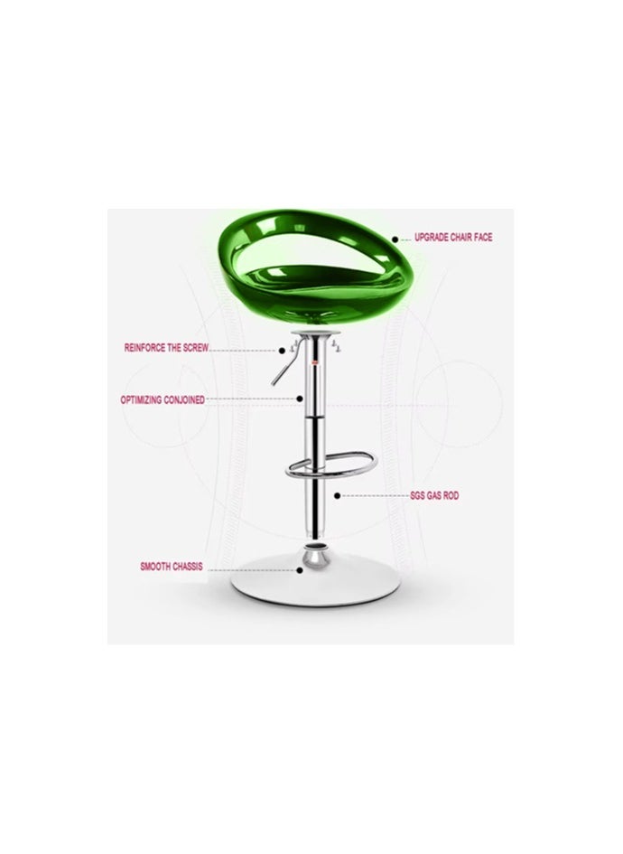 CAMA Fiber bar chair with a modern design, green color from Cama  - Image 3