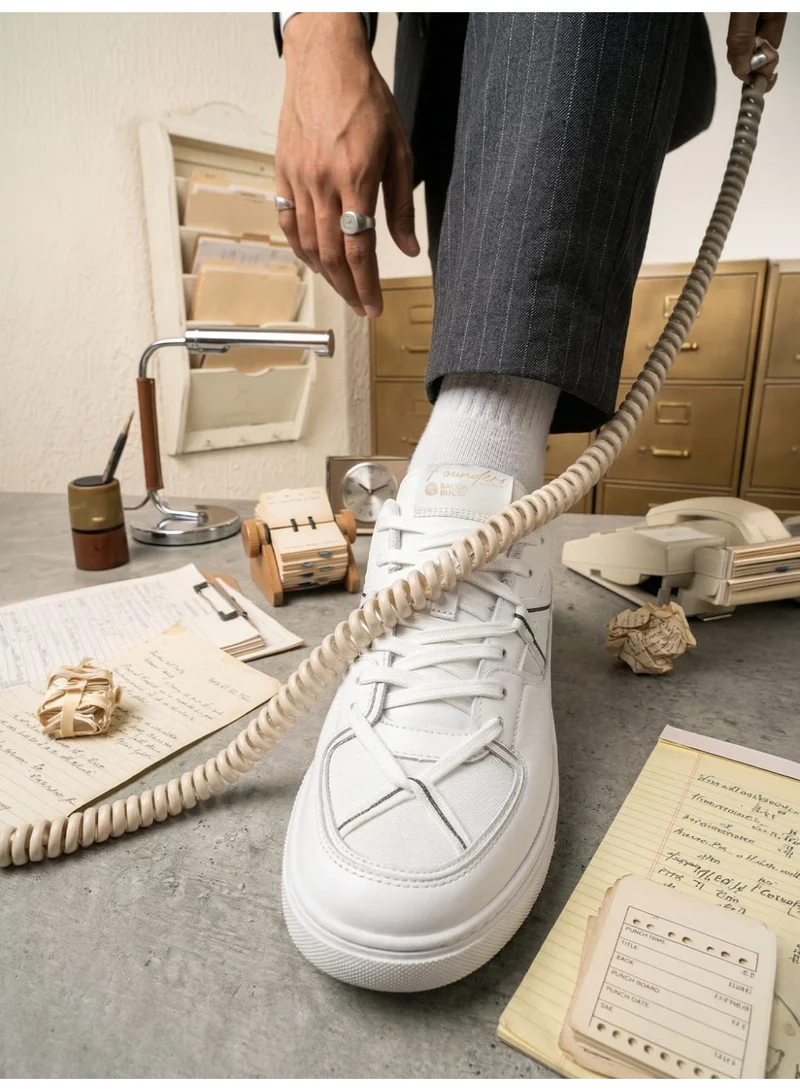 Bacca Bucci LEGACY WHITE Founder Edition Low-Top for Men | Best Price UAE