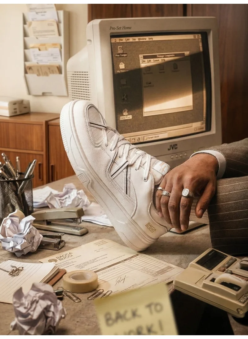 Bacca Bucci LEGACY WHITE Founder Edition Low-Top for Men | Best Price UAE