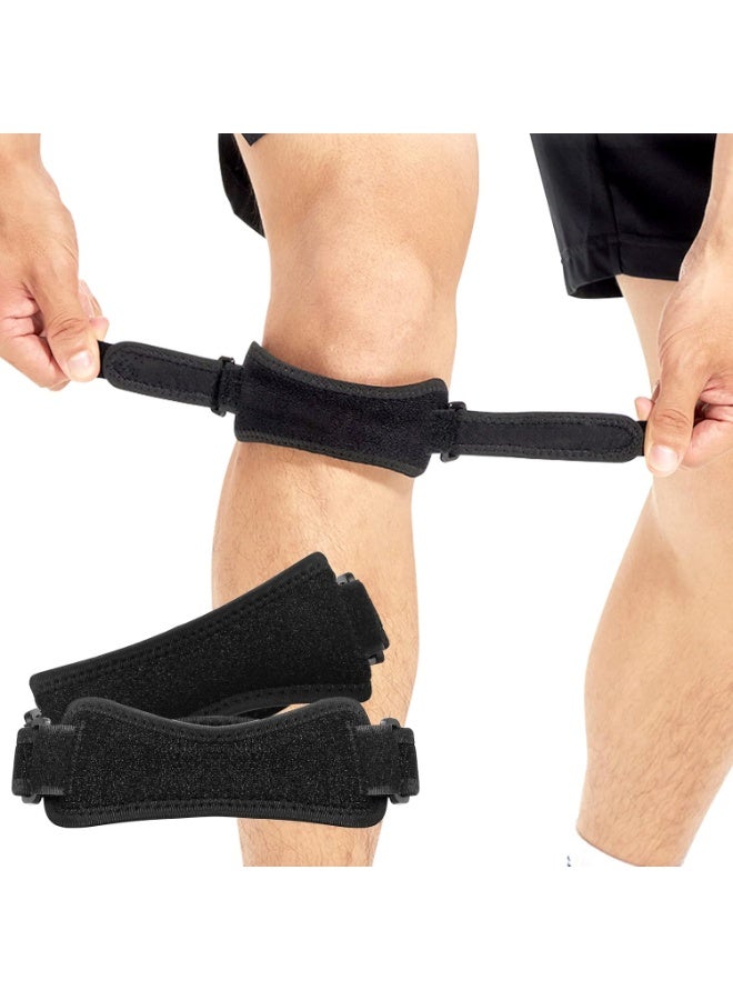 Patella Strap Knee Brace for Pain Relief – Adjustable & Easy-to-Use Knee Support for Sports and Daily Activities - Image 1