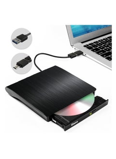 Generic External DVD Drive USB 3.0 Type C Portable CD+/-RW DVD Player Burner Rewriter ROM Compatible with Laptop Desktop PC Windows MacBook Linux Mac OS  - Image 1