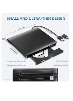 Generic External DVD Drive USB 3.0 Type C Portable CD+/-RW DVD Player Burner Rewriter ROM Compatible with Laptop Desktop PC Windows MacBook Linux Mac OS  - Image 5