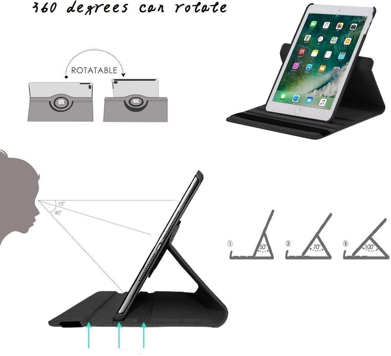 ProElite Cover for Apple iPad (A16) 11th/10th Gen (2025/2022) Case Cover, 360 Rotatable Smart Flip Case Cover for Apple iPad 11th/10th Generation 2025/2022 with Stylus Pen, Hippy - Image 4