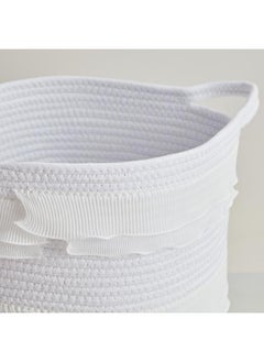 Lauren Round Cotton Rope Laundry Basket - 35x40 cm - pzsku/Z01CB3C59FCAEE8525ADDZ/45/_/1739340661/b8de7ea9-2124-457f-833d-771f2ea680f5