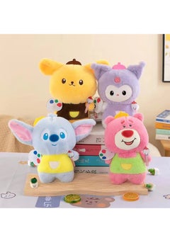xozgdovg Doll four animal eight inch doll plush toy 